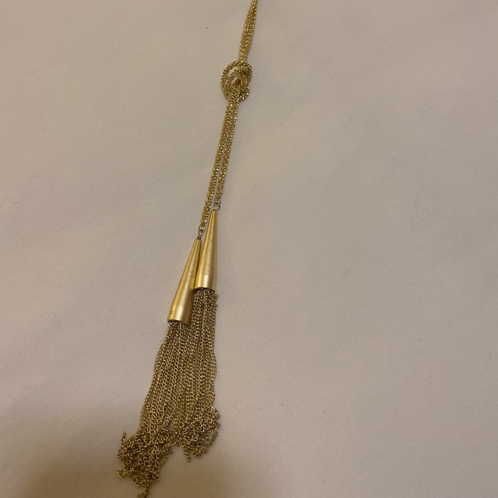 Kendra Scott gold Phara necklace